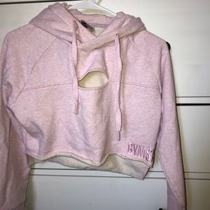 Gymshark Cropped Raw-edged Hoodie
